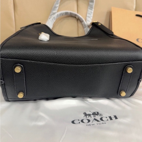 Coach Lori Black Shoulder Bag NWOT Retail $495 Everything Included - Picture 6 of 7